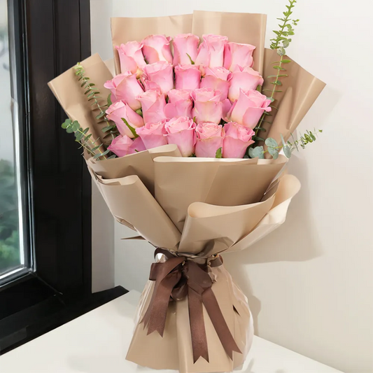 Pink Roses Bouquet