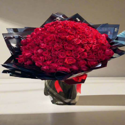 300 Red Roses Flower bouquet