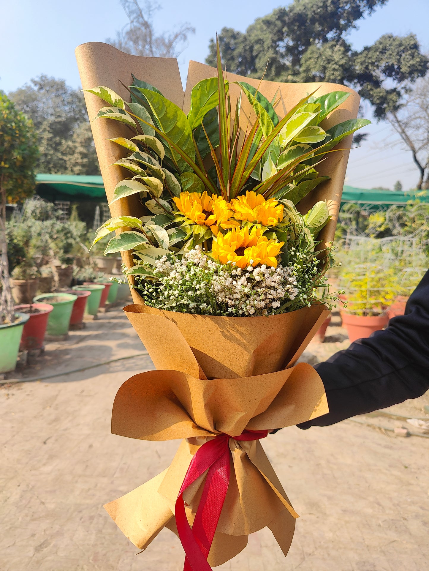 Sunflower bouquet