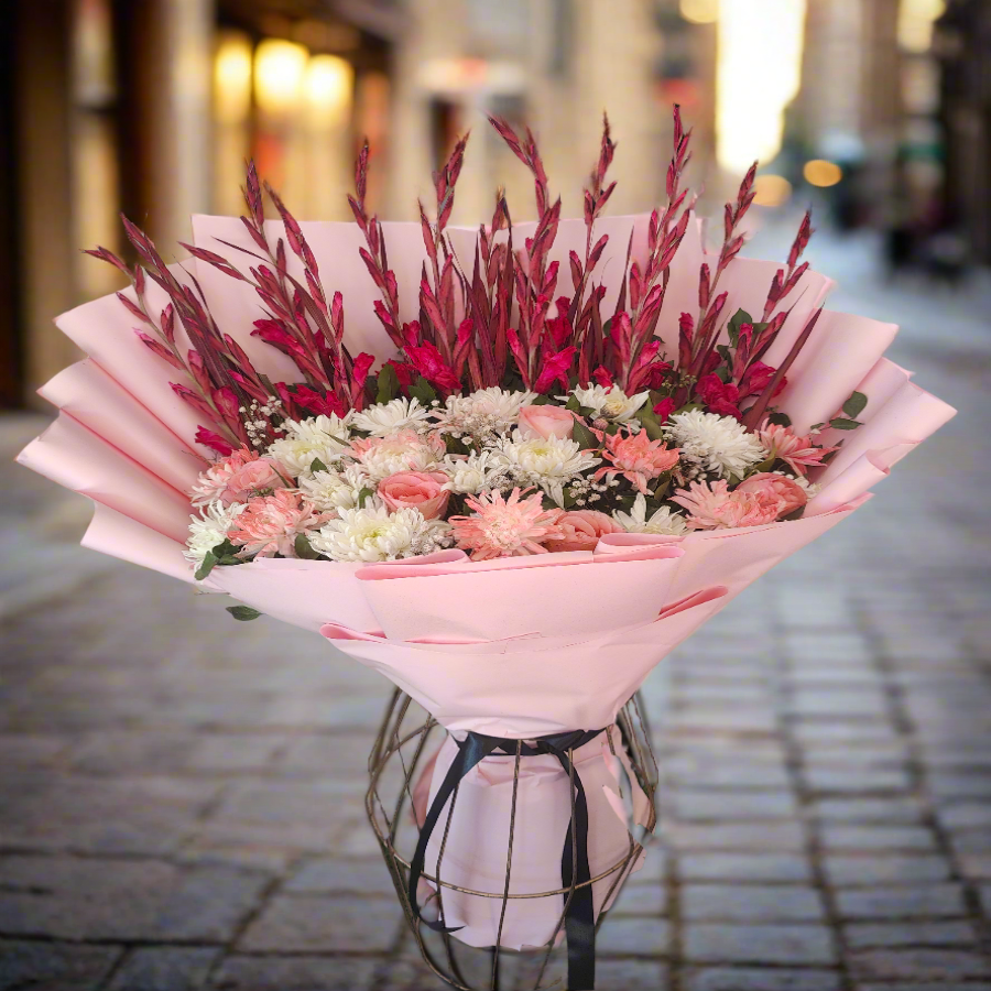 Pretty in Pink Flower Bouquet