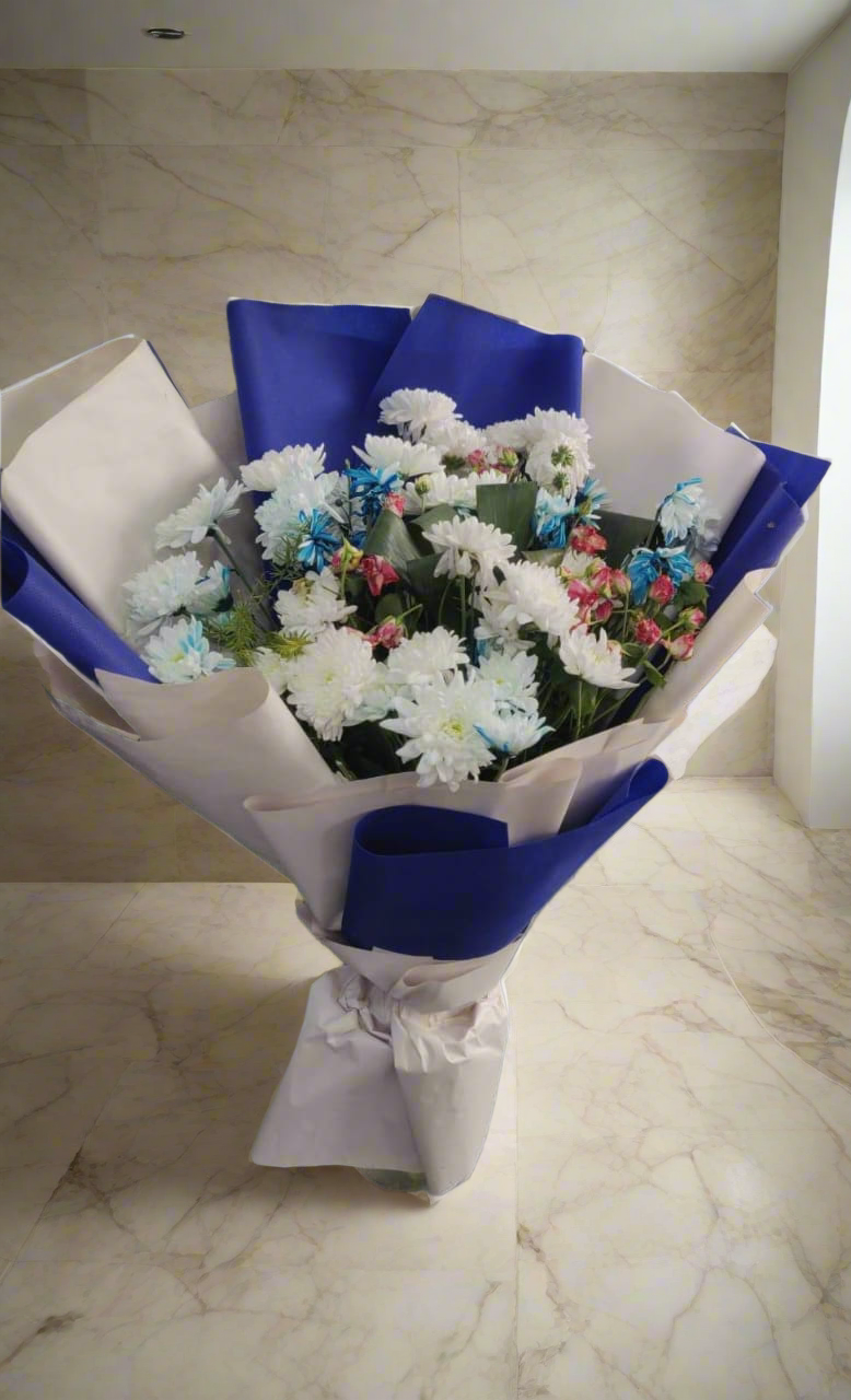 Chrysanthemum white bouquet